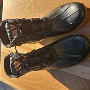 Sperry Black Duck Boots - Women's Size 10